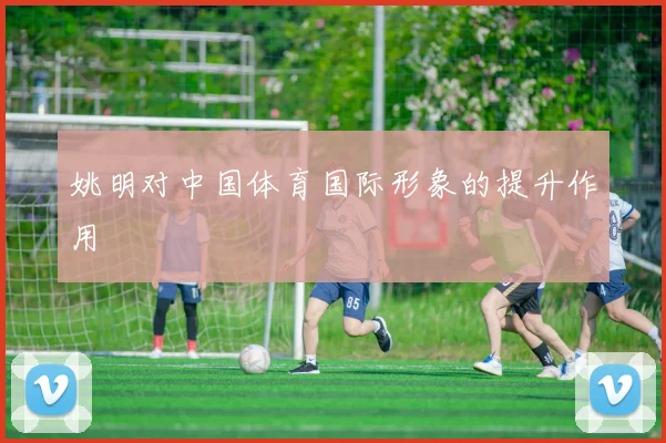 姚明对中国体育国际形象的提升作用